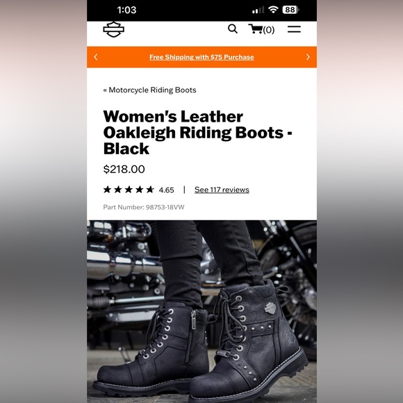 Harley Davidson Boots - Picture 2 of 5